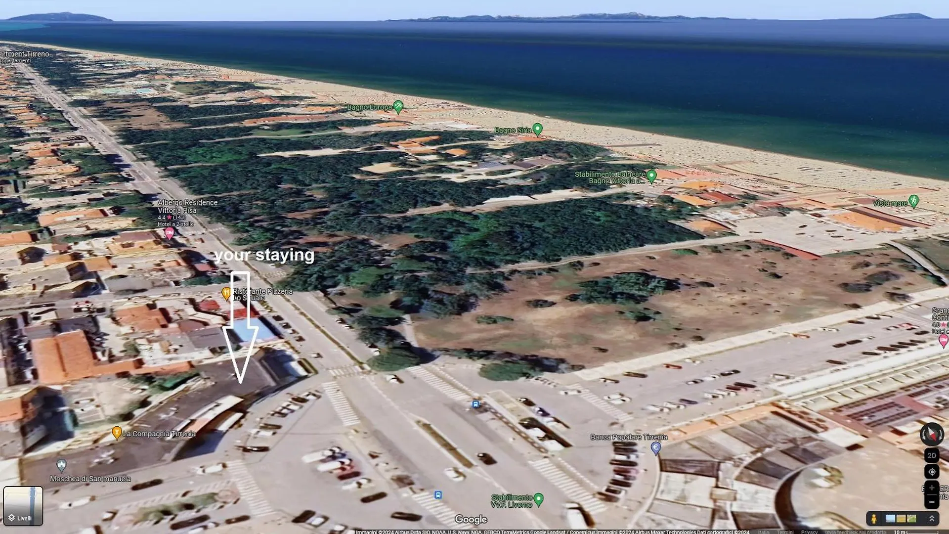 Attico Vista Mare Apartment Tirrenia